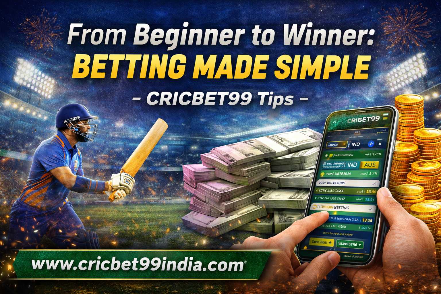 From Beginner to Winner: Betting Made Simple | Cricbet99 Tips