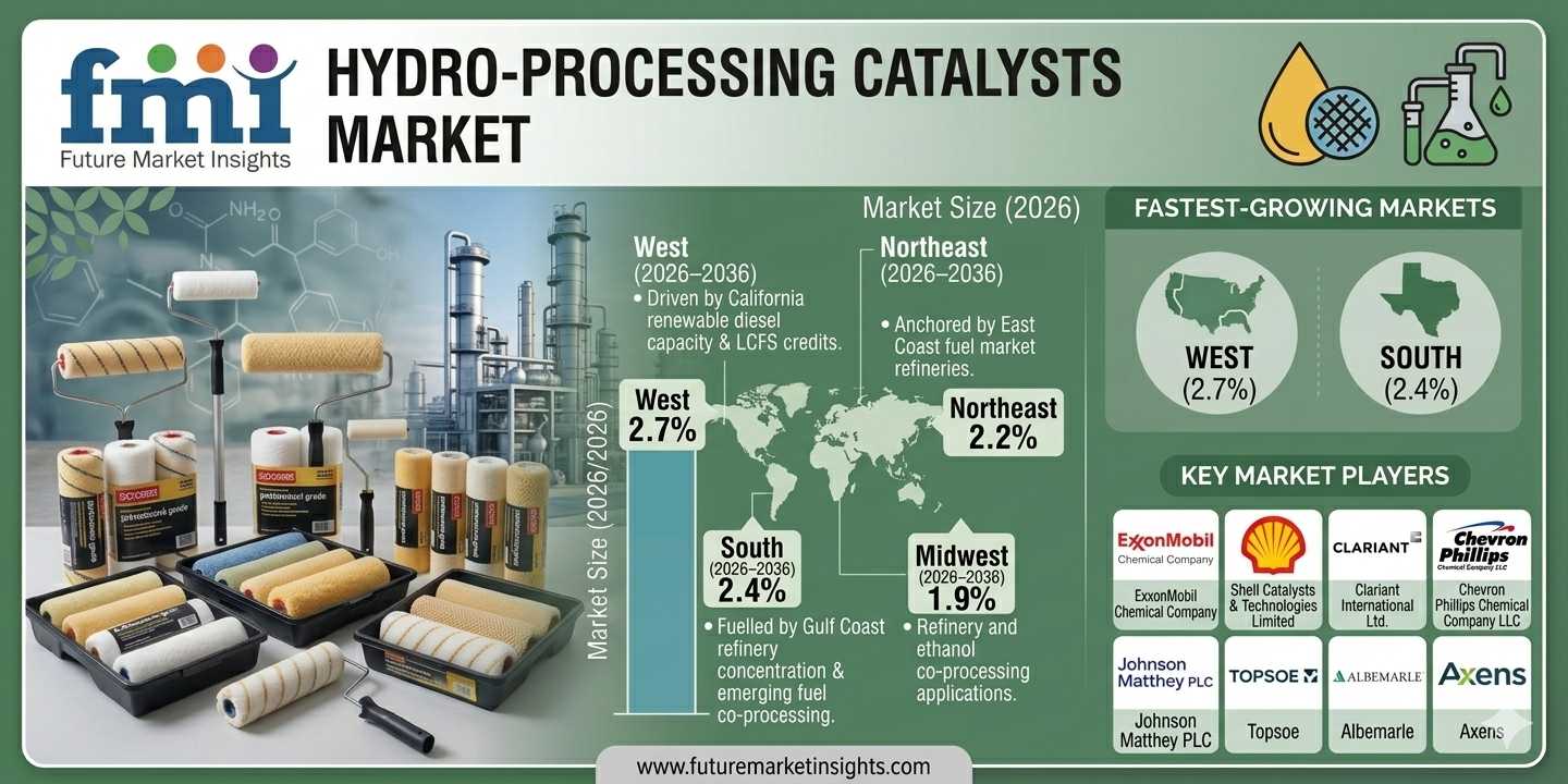 United States Hydro-processing Catalysts Market Forecast 2026–2036: Renewable Fuel Expansion