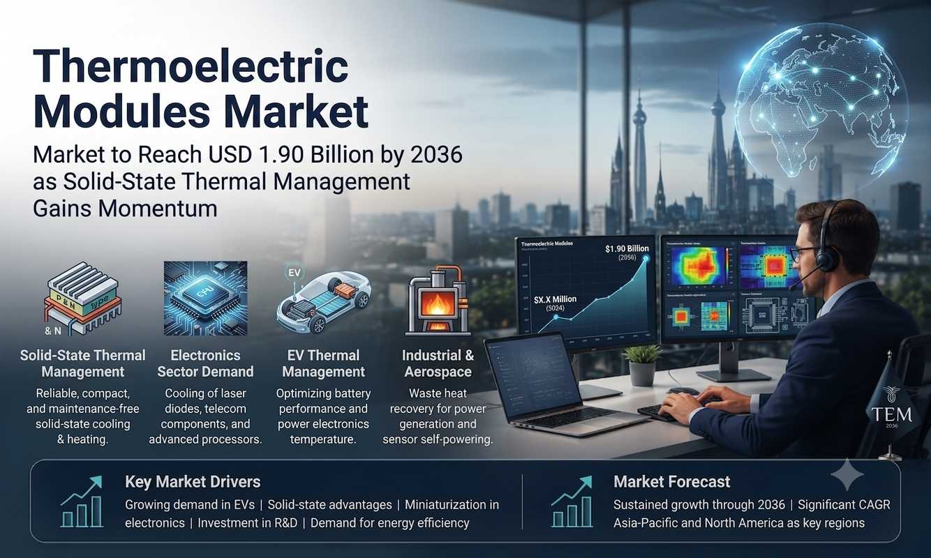 Precision Cooling and Waste Heat Recovery Create New Growth Opportunities for Thermoelectric Modules